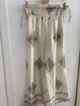 PANTALONE T.U. BEIGE/VERDE FANTASIA