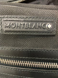 CARTELLA MONTBLANC IN TESSUTO E PELLE NERO(PARI AL NUOVO)