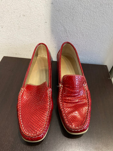MOCASSINO VALLEVERDE MIS.40 ROSSO VERNICE