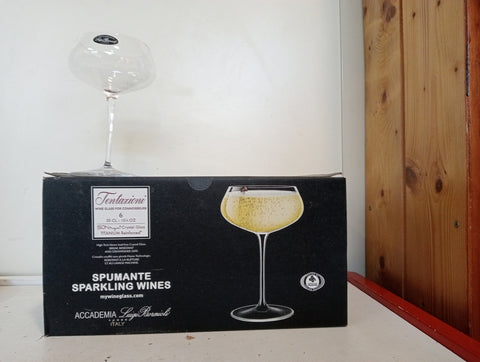 6 X Calice Coppa Spumante 30 cl Tentazioni - Bormioli Luigi PARI ALNUOVO