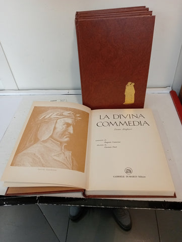 DIVINA COMMEDIA 4 VOLUMI DI MARCO GABRIELE EDITORE