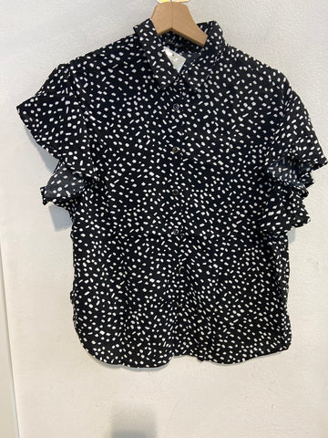 CAMICIA MOHITO TGS NERO/BIANCO FANTASIA