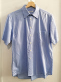 CAMICIA UOMO OBERON PEREZ MIS.42 AZZURRO FANTASIA