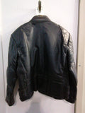 GIUBBOTTO MOTO SURPLUS TG 44 PELLE NERA