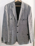GIACCA DELAHAYE TG50 GRIGIO IN LINO UOMO