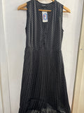 ABITO LUNGO THE KOOPLES TGM NERO A POIS E PIZZO