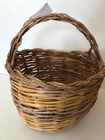 CESTO "PANARU" UN MANICO TIPO INTRECCIATO H29XDIAMETRO29 CM