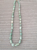 COLLANA LUNGA GIADA  VERDE