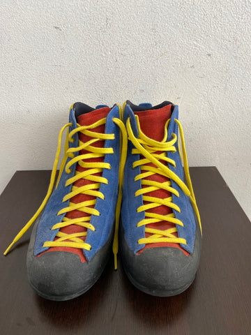 SCARPONCINO SCARPA MIS.45 BLU/GIALLO UOMO C/SCATOLO