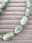 COLLANA LUNGA GIADA  VERDE