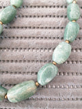 COLLANA LUNGA GIADA  VERDE