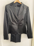 COMPLETO GIACCA E PANTALONE S.FERRONE TG46 NERO DONNA