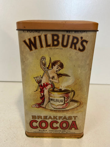 SCATOLA LATTA BREAKFAST COCOA WILBUR'S H15XL8XP5 CM