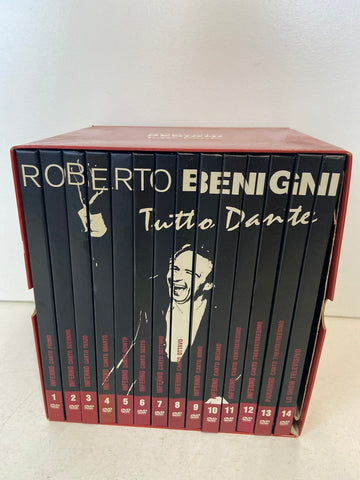 COFANETTO TUTTO DANTE - ROBERTO BENIGNI 14 DVD