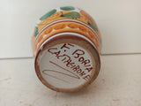 CARAFFA IN CERAMICA E. BORIA CALTAGIRONE H15XDIAMETRO5 CM ( LEGGERA IMPERFEZIONE )