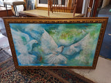 QUADRO OLIO SU TELA COLOMBE 82X130