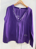 TUTA ONLY TGXXL VIOLA C/BORCHIE