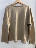 FELPA ZARA TGS BEIGE DONNA