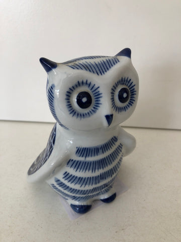 GUFO IN PORCELLANAH14XL8XP8 CM