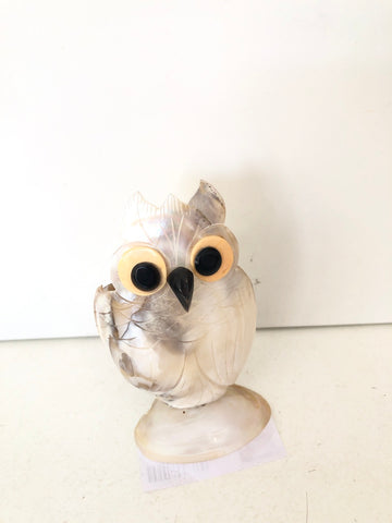 GUFO TIPO IN MADREPERLA H12XL5XP4 CM