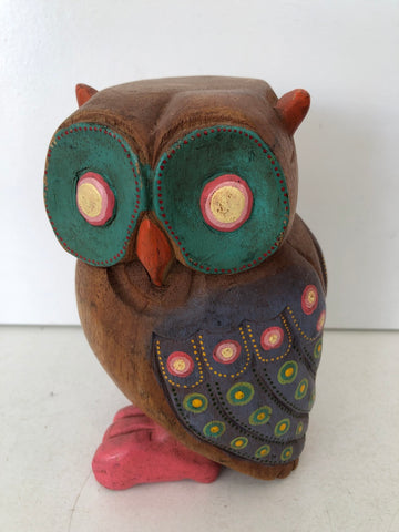 GUFO IN LEGNO H18XL10XP8 CM