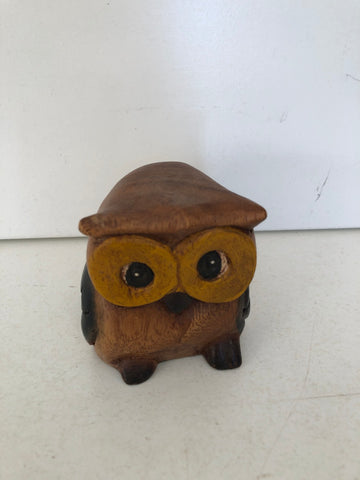 GUFO IN LEGNO H8XL5XP5 CM