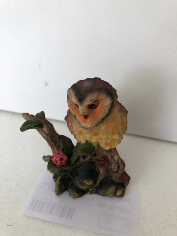 GUFO IN RESINA SU RAMO H8XL5XP5 CM