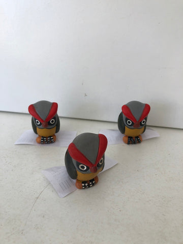 GUFO FISCHIETTO IN TERRACOTTA H5XL2XP2 CM