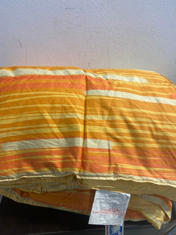 PIUMONE SINGOLO EMINFLEX RIGHE ARANCIO/GIALLO