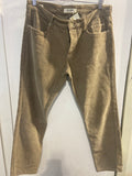 PANTALONE SIVIGLIA TG50 BEIGE IN VELLUTO UOMO