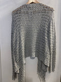 GIACCA MILLENIUM T.U. GRIGIO LAME' TRAFORATA