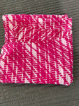 SCIARPINA CHARRO IN COTONE FUXIA/BIANCA