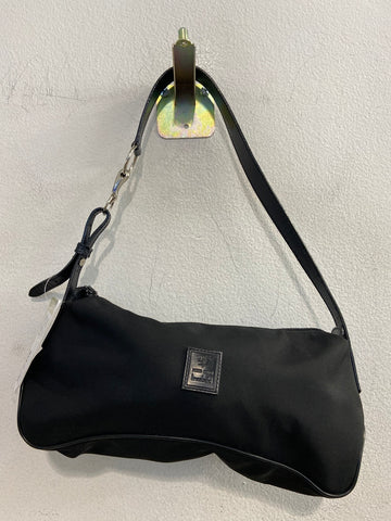 BORSA A SPALLA BAGUETTE PIERO GUIDI NERO