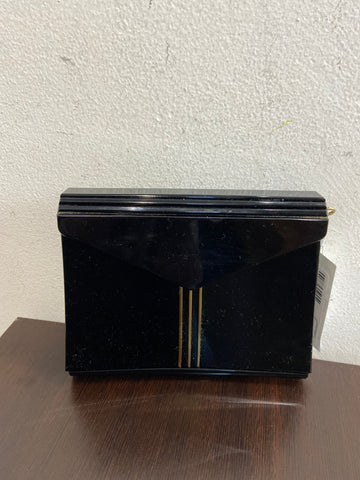 POCHETTE VINTAGE RIGIDA NERA