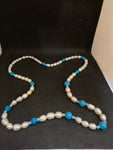 COLLANA PERLINE SCARAMAZZE E PASTA DI TURCHESE