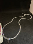 COLLANA EFFETTO SWAROVSKI TRASPARENTE