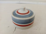 SCATOLA ROTONDA IN PORCELLANA STILE ORIENTALE H3XDIAMETRO1.5 CM
