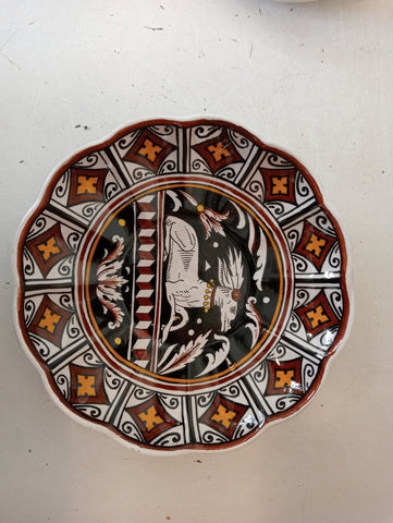 PIATTO MURALE CERAMICA DERUTA H4XDIAMETRO23 CM