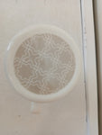 TAZZA IN PORCELLANA CON COPERCHIO H10XDIAMETRO5 CM