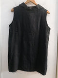 MAXI CANOTTA TGL LINO NERO