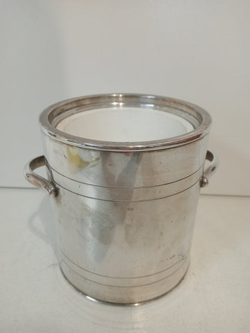 PORTA BOTTIGLIA IN SILVER H12XDIANETRO8 CM