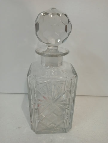 BOTTIGLIA DA LIQUORE IN CRISTALLO H18XDIAMETRO2 CM