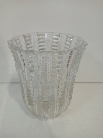 VASO IN CRISTALLO H20XDIAMETRO10 CM ( CON IMPERFEZIONE 9