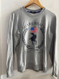 FELPA MIAMI BEACH POLO CLUB TGM GRIGIO C/STAMPA UOMO