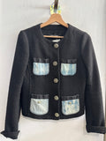 GIACCA BLAZER MOTIVI TG40 JEANS GRIGIO