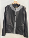 GIACCA LADY MEZZO TG46 NERO/PIEDIPULL