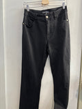 JEANS ELENA MIRO' TG44 NERO DONNA