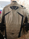GIUBBOTTO MOTO SPEED MIS.52 BEIGE/NERO C/PROTEZIONI