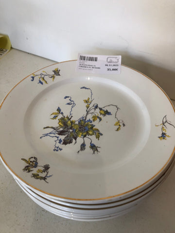 10 PIATTI PIANI IN CERAMICA S.C.RICHARD