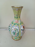VASO IN PORCELLANA STILE ORIENTALE H34XDIAMETRO8 CM ( CON IMPERFEZIONE )